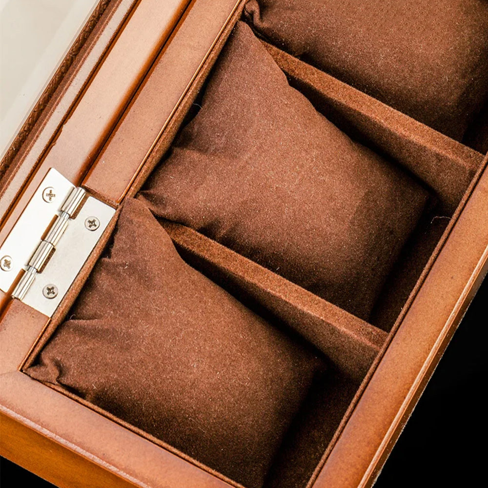 Wooden Watch Box Organizer (3 Slots)
