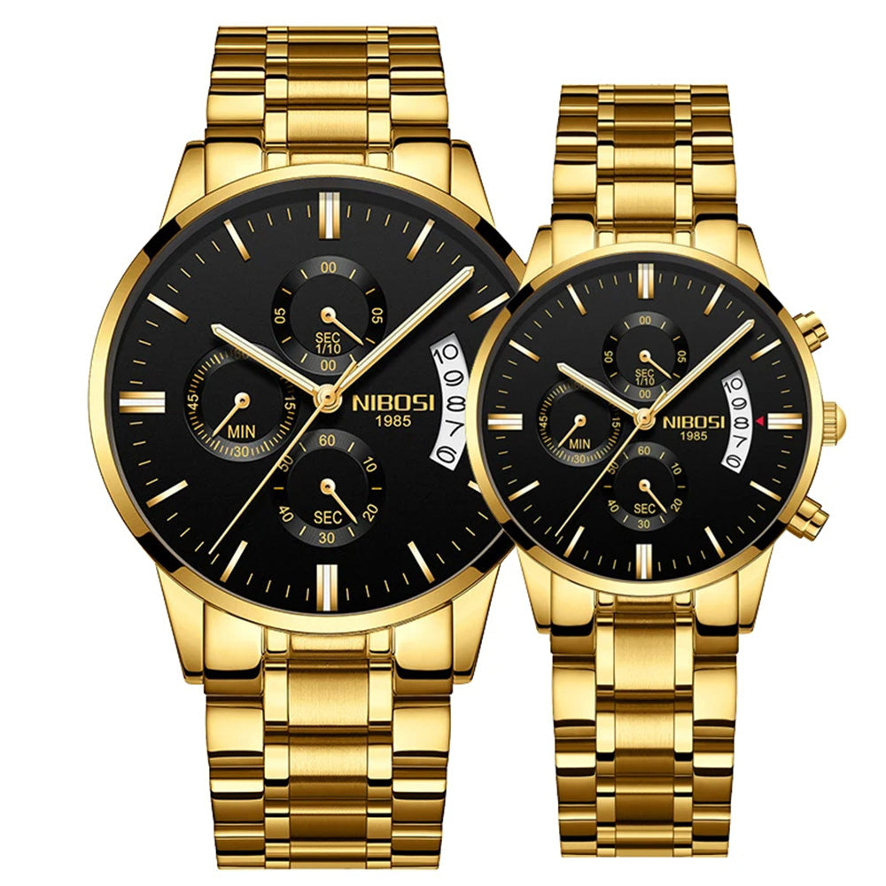 Fashion Chronograph Couple Lover Watches
