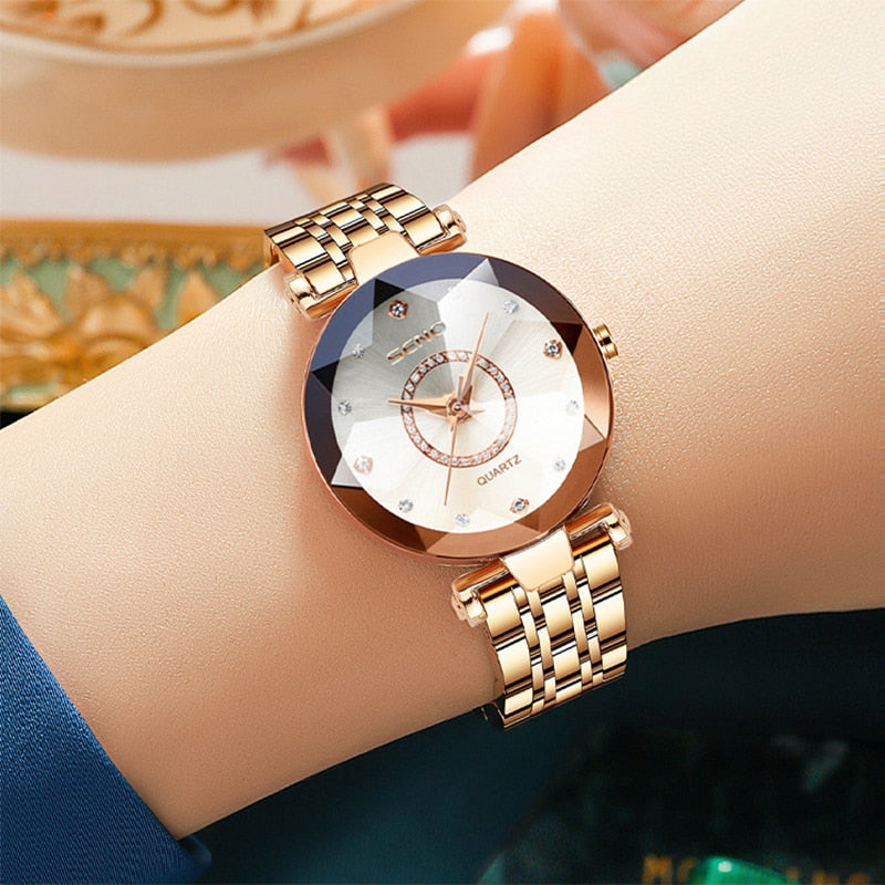 Rose Gold Ladies Watch