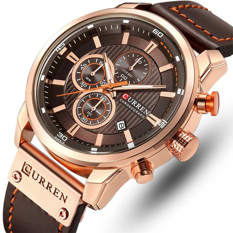 Chronograph Quartz Sport Wrist Watch